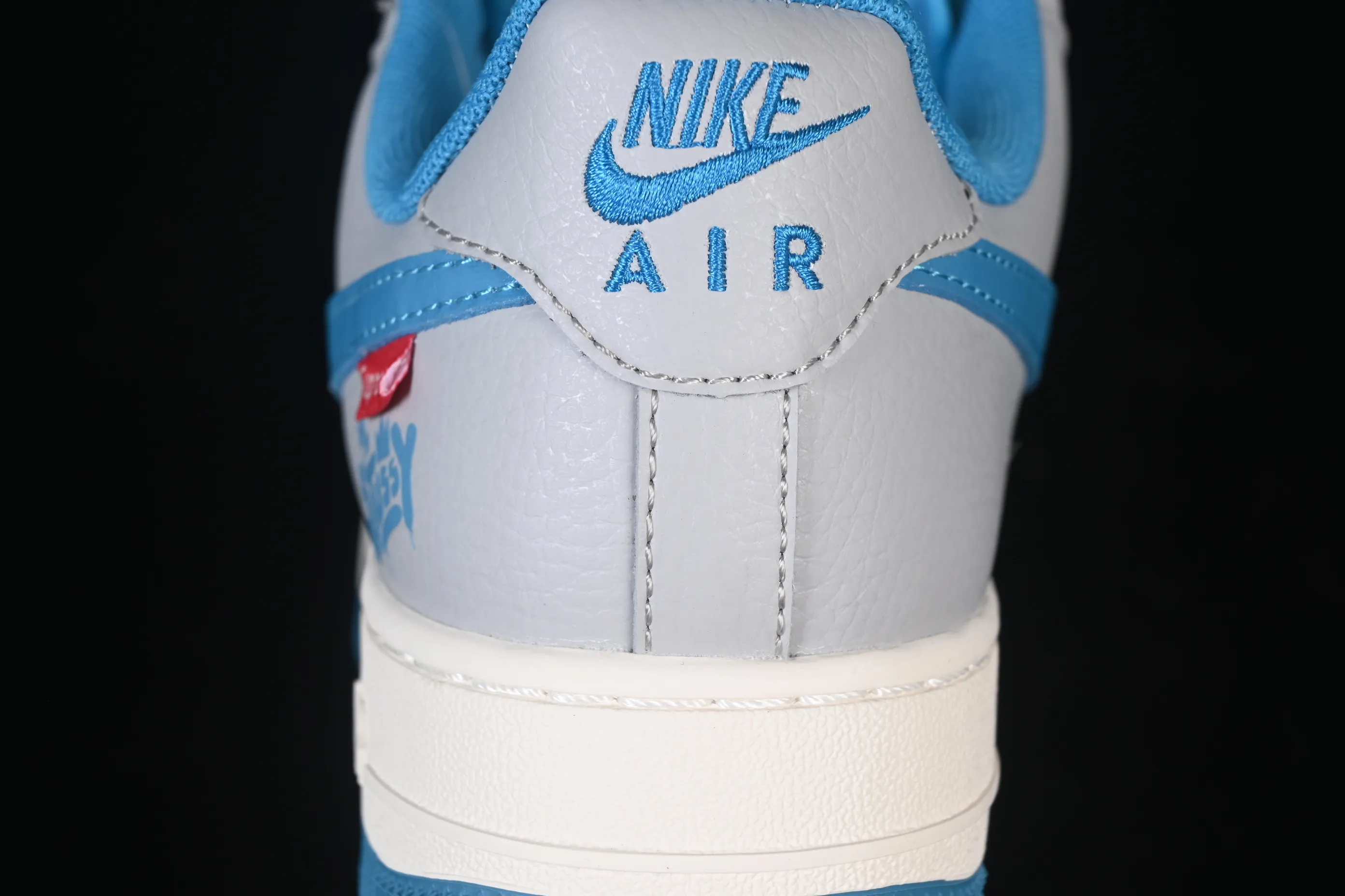 All categories Nk Air Force 1 Air Force series Nk Air Force 1 Low Air Force low-top Nike Air Force 1'07 Low Stusi co-branded milk white blue gray Air Force 1 low-top casual sneakers XD2588-607
